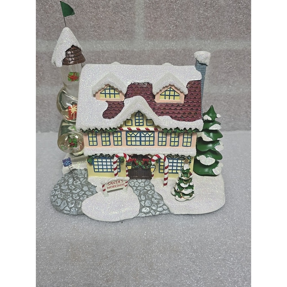 Hawthorne‎ Village Rudolp's Christmas Town Collection Santa's Toy Workshop House